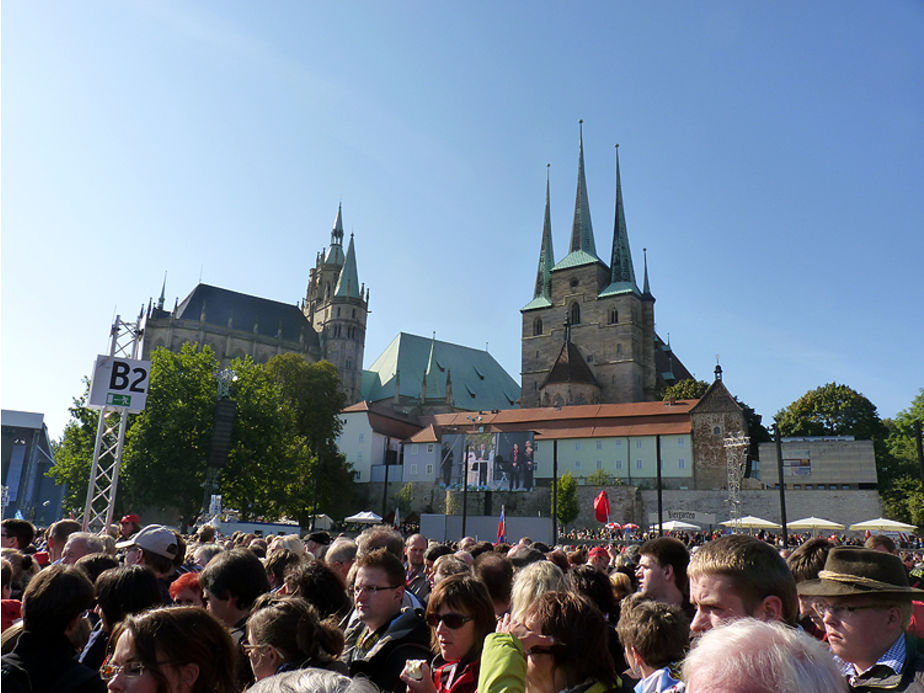 Erfurt die Landeshauptstadt von Thüringen (Foto: Karl-Franz Thiede)